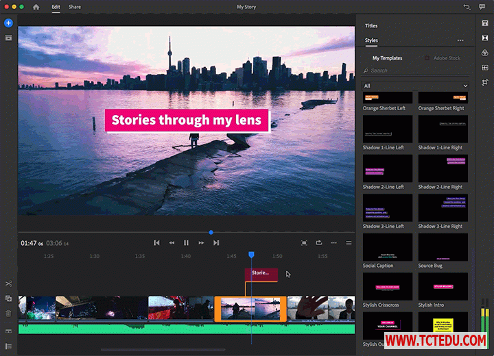 Phần mềm Adobe Premiere Rush CC Phần mềm Adobe Premiere Rush CC
