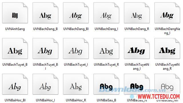 Tải phần mềm Bộ Font Full Tải phần mềm Bộ Font Full