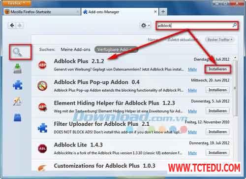 Tải phần mềm Adblock Plus for Firefox